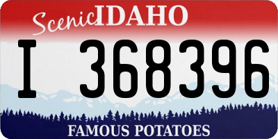ID license plate I368396