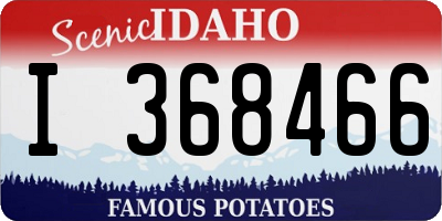 ID license plate I368466