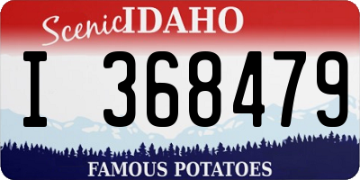 ID license plate I368479