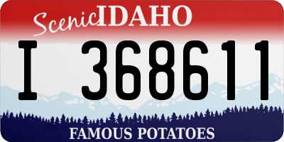 ID license plate I368611