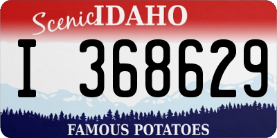 ID license plate I368629