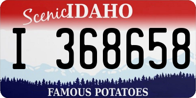 ID license plate I368658