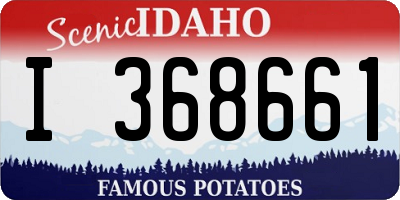 ID license plate I368661