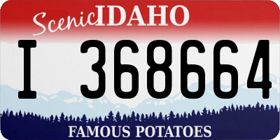 ID license plate I368664