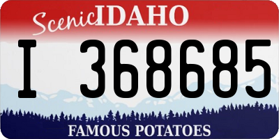 ID license plate I368685