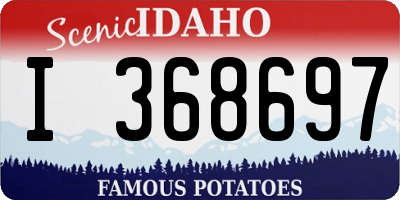 ID license plate I368697