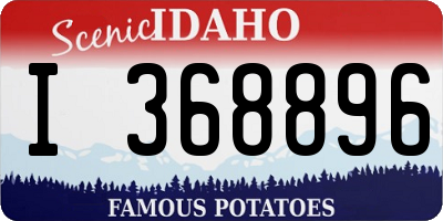 ID license plate I368896