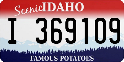 ID license plate I369109