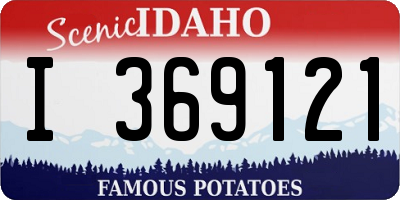 ID license plate I369121