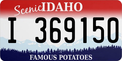 ID license plate I369150