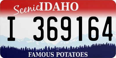 ID license plate I369164