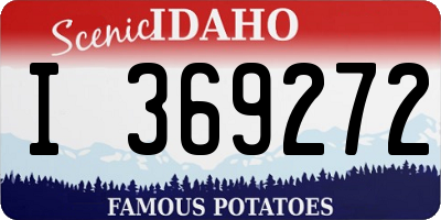 ID license plate I369272