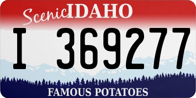 ID license plate I369277