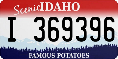 ID license plate I369396