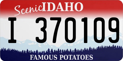 ID license plate I370109