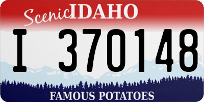 ID license plate I370148