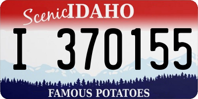 ID license plate I370155