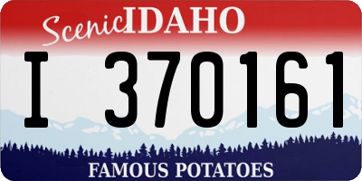 ID license plate I370161