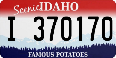 ID license plate I370170