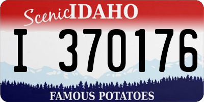 ID license plate I370176