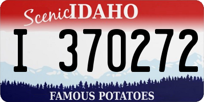 ID license plate I370272