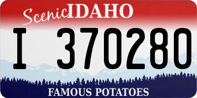 ID license plate I370280