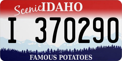 ID license plate I370290