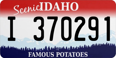 ID license plate I370291