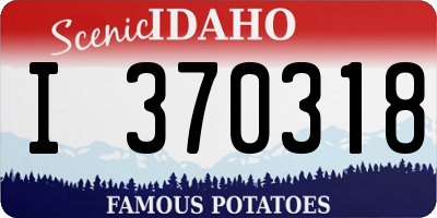 ID license plate I370318