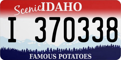 ID license plate I370338