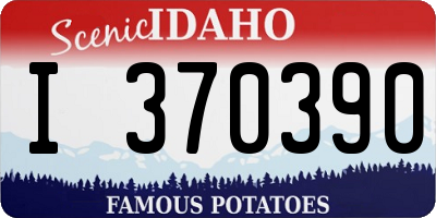 ID license plate I370390
