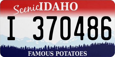 ID license plate I370486
