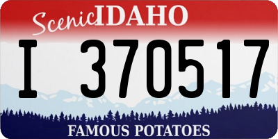ID license plate I370517