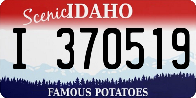 ID license plate I370519