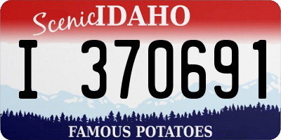 ID license plate I370691