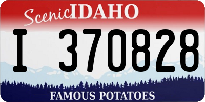 ID license plate I370828
