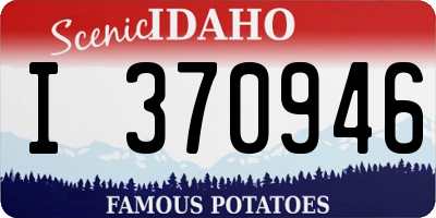 ID license plate I370946