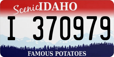 ID license plate I370979