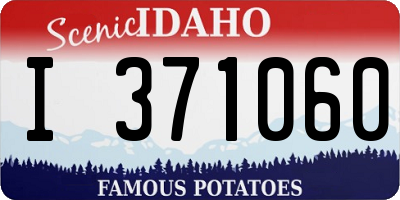 ID license plate I371060