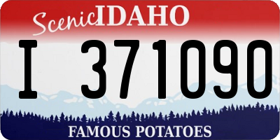 ID license plate I371090