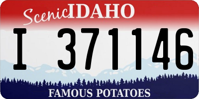 ID license plate I371146