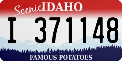 ID license plate I371148
