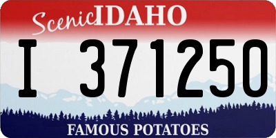 ID license plate I371250