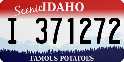 ID license plate I371272