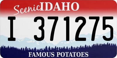 ID license plate I371275