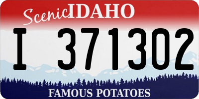 ID license plate I371302