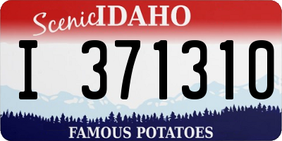 ID license plate I371310