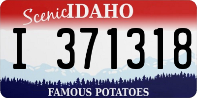 ID license plate I371318