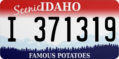 ID license plate I371319
