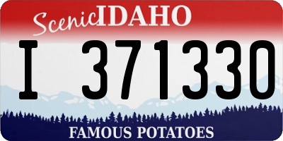 ID license plate I371330